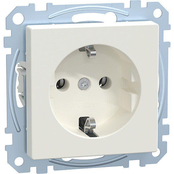 Merten SCHUKO-Steckdose pws mit Steckklemme MEG2301-0419